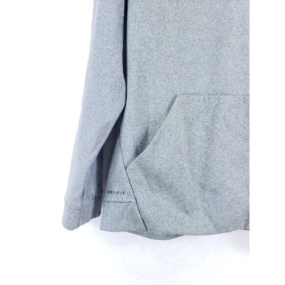 Nike Funnel Neck Hooded Sweatshirt Men's Size Large Gray - Picture 3 of 9